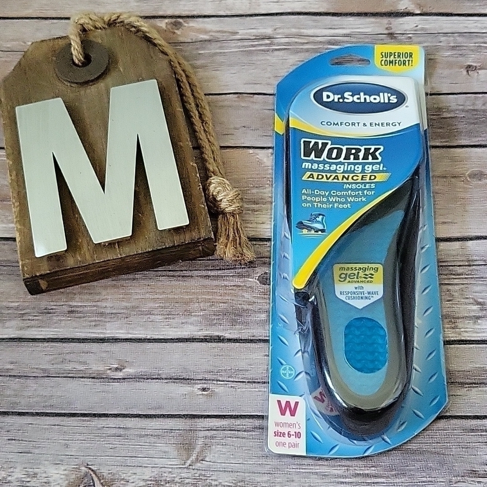 Dr.Scholl's Comfort and Energy Work Advanced Insoles women's size 6-10 NIP